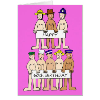 Fijne 60ste verjaardag voor haar grappige Cartoon 