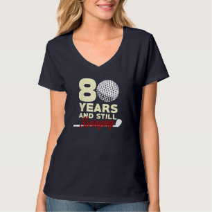 Fijne 80ste verjaardag van de 80ste verjaardag van t-shirt