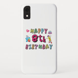 Fijne 8de verjaardag. 8 jaar per dag. Case-Mate iPhone case