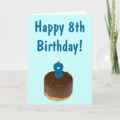 Fijne 8de verjaardag! kaart (Voorkant)