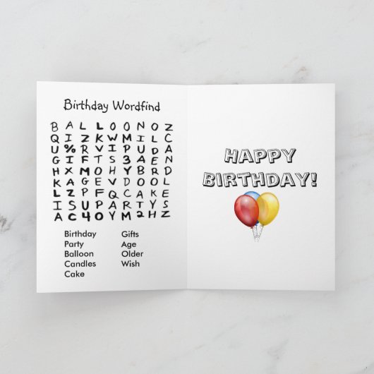 Fijne 8de verjaardag! kaart (Binnen)