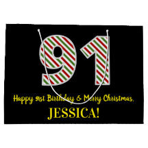 Fijne 91ste verjaardag & prettige kerst, aangepast