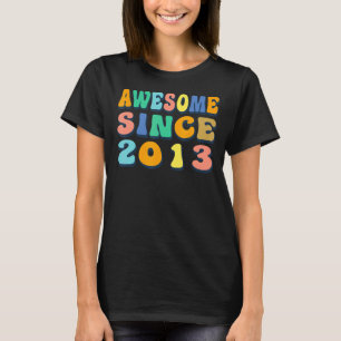 Fijne 9de verjaardag 9 jaar oud Geweldige sinds 20 T-shirt
