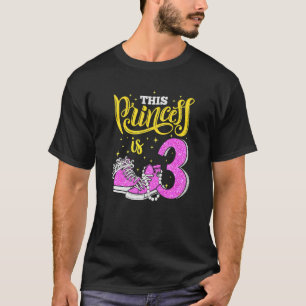 Fijne 9de verjaardag voor meisjes Sneakers Kroonpa T-shirt