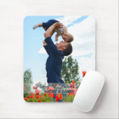 Fijne Aangepaste foto en naam van de Dag van de Ee Muismat (Met muis)