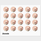 Fijne Aanpasbare Bloemstukken Ronde Sticker (Vel)