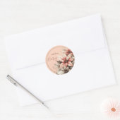 Fijne Aanpasbare Bloemstukken Ronde Sticker (Envelop)