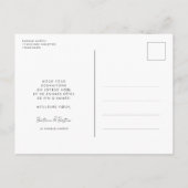 Fijne, aanpasbare fotokaartfeestjes briefkaart (Achterkant)