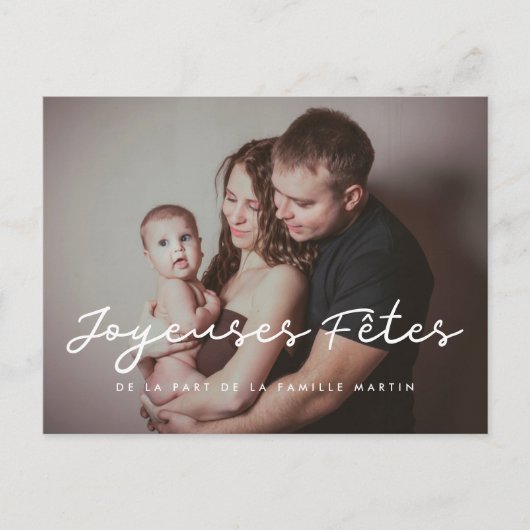 Fijne, aanpasbare fotokaartfeestjes briefkaart (Voorkant)