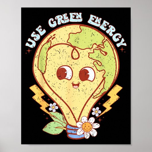 Fijne aarddag 2026, red de planeet aarde dag poster (Voorkant)