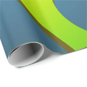 Fijne Abstracte Koele Kleurrijke Geometrische Mode Cadeaupapier (Rol Hoek)