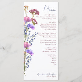 Fijne acrylbloem menu