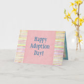 Fijne adoptiedag! kaart (Gele Bloem)