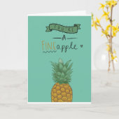 Fijne-appel Verjaardag Kaart (Gele Bloem)