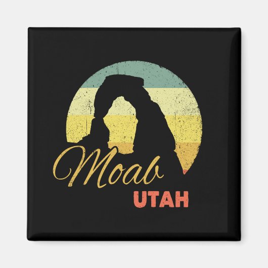 Fijne Arch als Moab Utah Souvenir Magneet (Voorkant)