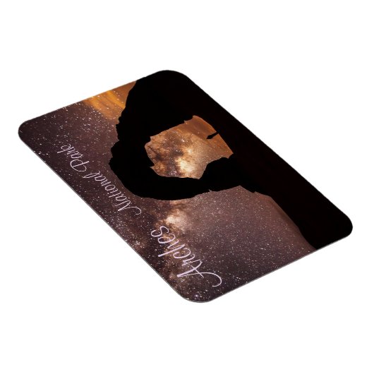 Fijne Arch tegen Starry Sky, Arches NP, Utah Magneet (Rechterzijde)