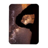 Fijne Arch tegen Starry Sky, Arches NP, Utah Magneet (Verticaal)