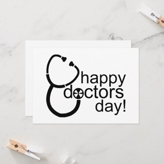 Fijne Artsen Dag! Kaart (Voorkant / Achterkant in situ)