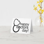 Fijne Artsen Dag! Kaart (Gele Bloem)