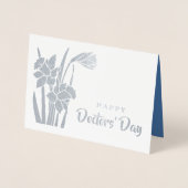 Fijne Artsen Dag. Luxekaarten voor echte Folie Folie Kaarten (Voorkant)