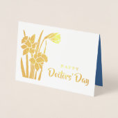 Fijne Artsen Dag. Luxekaarten voor echte Folie Folie Kaarten (Voorkant)