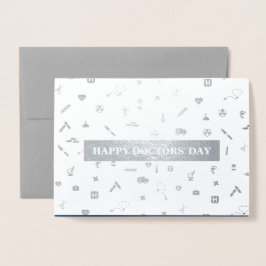 Fijne Artsen Dag. Red Carnan Luxury Folie Kaarten