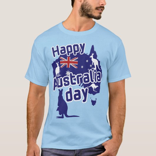 Fijne Australia Day  T-shirt (Voorkant)