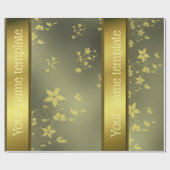 Fijne Aziatische bloemen noemen sjabloon papier (Vlak)