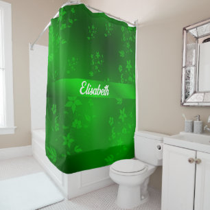 Fijne Aziatische bloemen Shower Curtain Douchegordijn