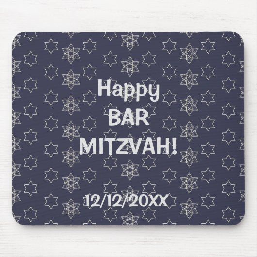 Fijne Bar Mitzvah! Muismat (Voorkant)