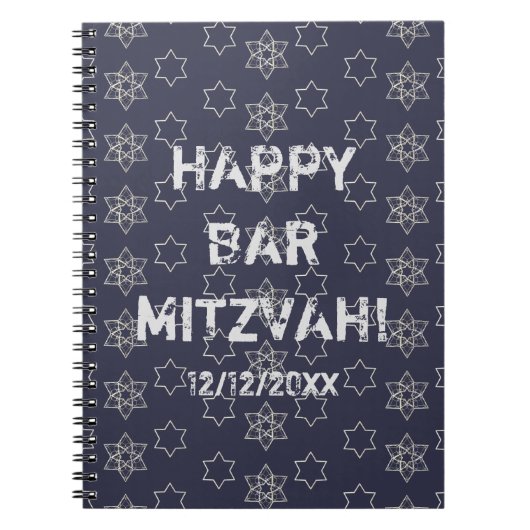Fijne Bar Mitzvah! Notitieboek (Voorkant)