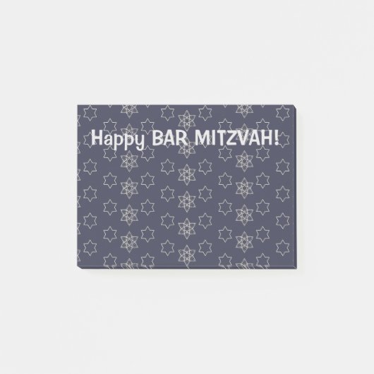Fijne Bar Mitzvah! Post-it® Notes (Voorkant)