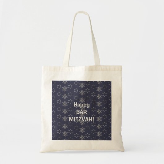 Fijne Bar Mitzvah! Tote Bag (Voorkant)