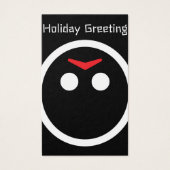 Fijne Beer Holiday Greetings Visitekaartje (Achterkant)