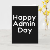 Fijne beheerdag. Dag van administratieve professio Kaart (Gele Bloem)