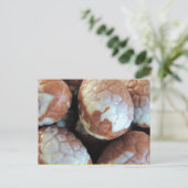 Fijne Belgische klantgerichte chocoladePaaseieren, Feestdagenkaart (Staand voorkant)