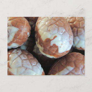 Fijne Belgische klantgerichte chocoladePaaseieren, Feestdagenkaart