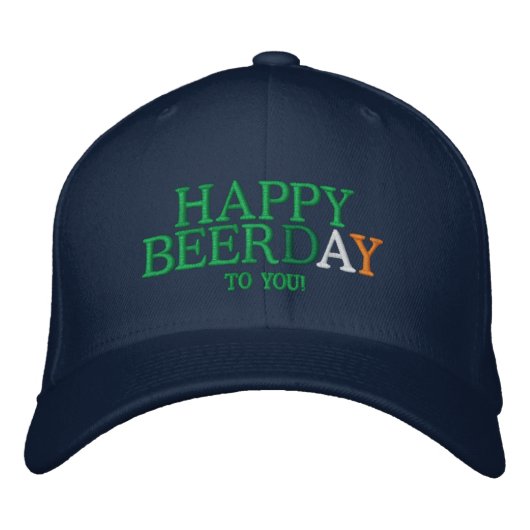 Fijne BIERdag aan jou! Pet (Voorkant)
