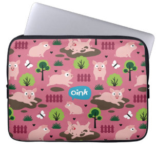 Fijne biggen in de modeelektronicazak laptop sleeve