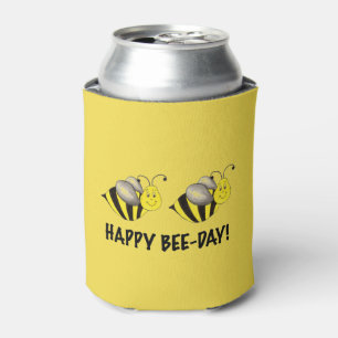 Fijne bijendag Bumblebee Gele Bumble Bee Birthday Blikjeskoeler