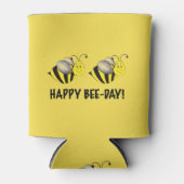 Fijne bijendag Bumblebee Gele Bumble Bee Birthday Blikjeskoeler (Voorkant)