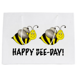 Fijne bijendag Bumblebee Honey Bee Bday Birthday Large Cadeautasje