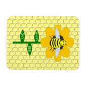 Fijne Bijendag Verjaardag Hommels Magneet (Horizontaal)