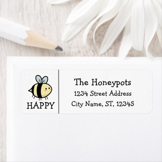 Fijne bijenlabel etiket (Insitu)