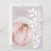 Fijne bladeren | Aankondiging van de foto ter gebo (Voorkant)