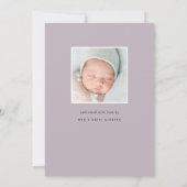 Fijne bladeren | Aankondiging van de foto ter gebo (Achterkant)