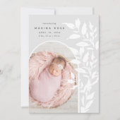 Fijne bladeren | Aankondiging van de foto ter gebo (Voorkant)