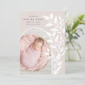 Fijne bladeren | Aankondiging van de foto ter gebo (Staand voorkant)