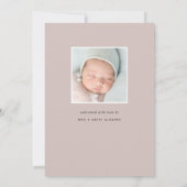 Fijne bladeren | Aankondiging van de foto ter gebo (Achterkant)