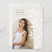 Fijne bladeren | Foto-Afstuderen Aankondiging (Voorkant)